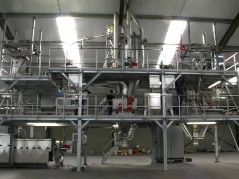 image of a Dinnissen pneumatic conveying solution
